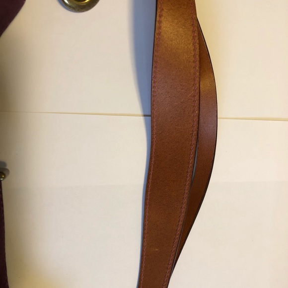 Vintage Coach Deep Plum Suede Hobo Bag - Picture 3 of 7